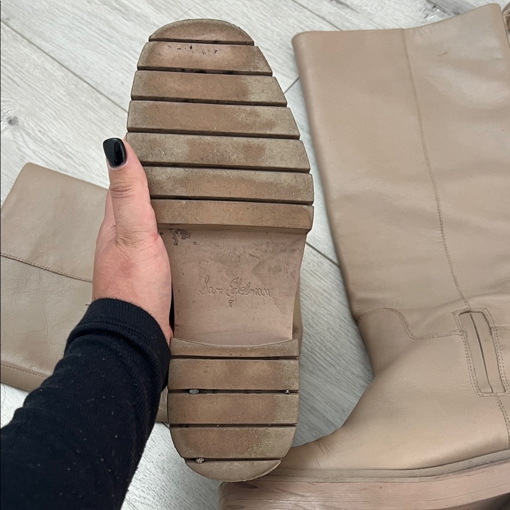 Sam Edelman Tan Knee-High Women's Boots - Picture 2 of 2